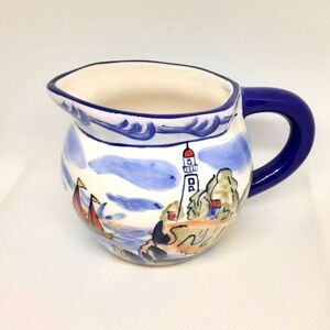 Nantucket Collection Creamer Style Eyes Baum Brothers Lighthouse Sailboats